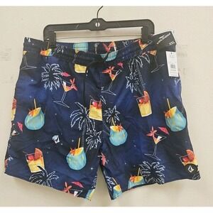 Volcom Men's Board Shorts Surf Swim Trunks XXL Cocktail Island 🍸 New With Tags